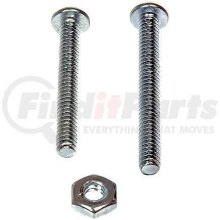 784-604D by DORMAN - Machine Screw With Nuts - 3/16 In.-24 X 1-1/2 In., 1-3/4 In.
