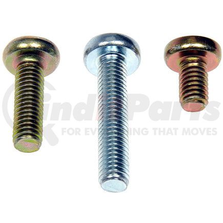 785-100D by DORMAN - License Plate Fasteners - M6-1 X 10Mm, 20Mm, 30Mm