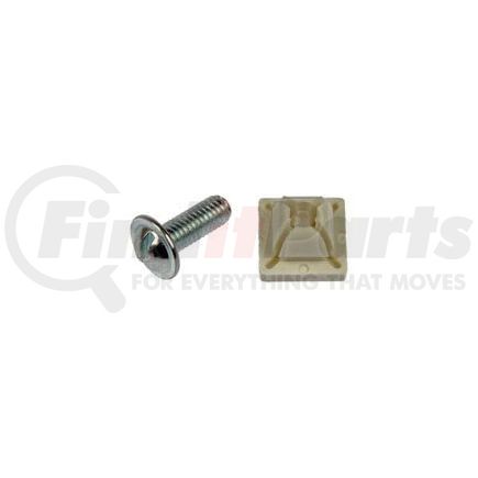 848-017 by DORMAN - License Plate Fasteners- M6-1.0 x 16mm