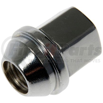 611-934 by DORMAN - Wheel Nut - M14-1.5, Flat Top, 22mm Hex, 36mm Length, Chrome, Steel