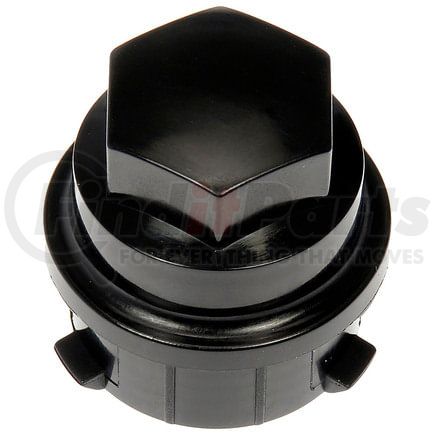 611-953 by DORMAN - M27-2.0 Black Wheel Nut Cover - Threaded Type
