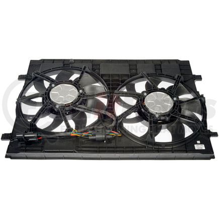 621-979 by DORMAN - Engine Cooling Fan Assembly - Plastic, 12 VDC, 65.2 AMP, 9 Blades, 14.33 in. Dia.