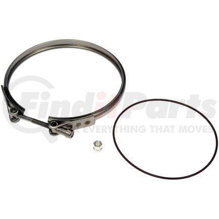 Dorman 667-699 Exhaust Clamp Turbocharger V-Band Clamp - Stainless Steel Housing Clamp for 6.7L Cummins Diesel