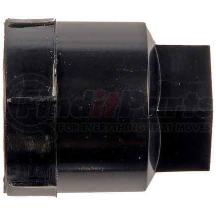711-020 by DORMAN - Black Wheel Nut Cover M24-2.0