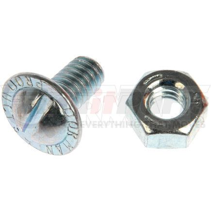 848-002BX by DORMAN - License Plate Fasteners- 1/4-20 x 1/2 In.
