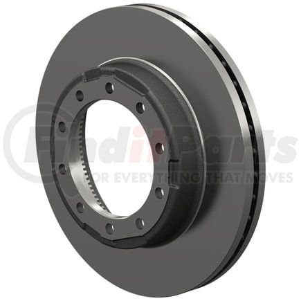 D6227M by ACCURIDE - Hat Shape, ABS Brake Rotor, 15" dia. (Gunite)