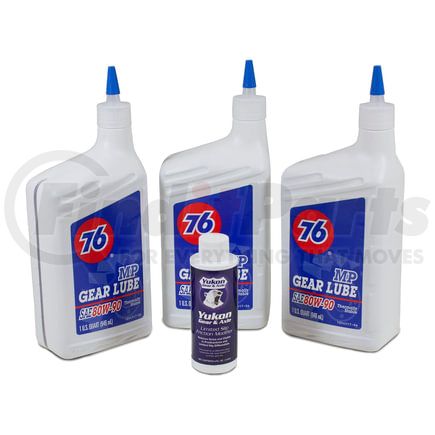OK 3-QRT-CONV-A by YUKON - 3 Qt. 80W90 Conventional Gear Oil with Friction Modifier Additive