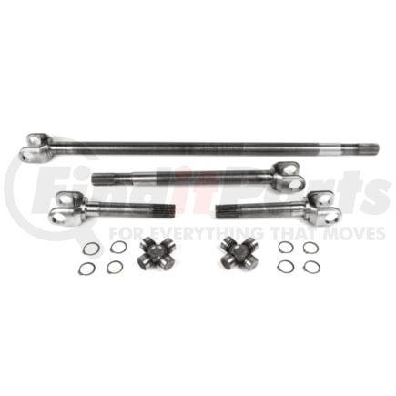 YA W24150 by YUKON - Yukon Chromoly Front Axle Kit, Dana 44, Both Sides, 19/30 Spline, 1310 U-Joints