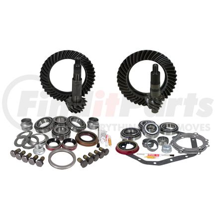 YGK018 by YUKON - Yukon Gear & Install Kit pkg for STD Rotation D60 & ’88 & down GM 14T, 4.56