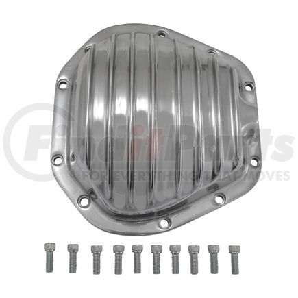YP C2-D60-REV by YUKON - Polished Aluminum replacement Cover for Dana 60 reverse rotation