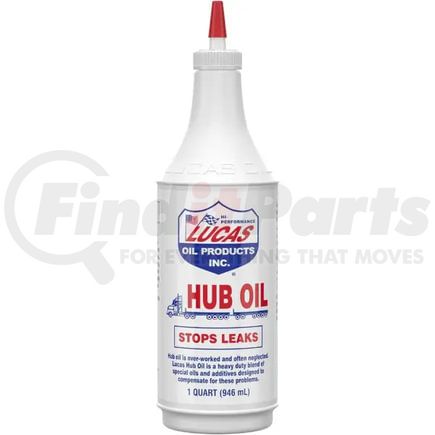 TRCH10088 by TORQUE PARTS - Engine Oil Leak Sealant - Lucas Oil Hub Oil 1 Quart