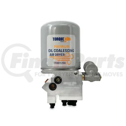 TR801266 by TORQUE PARTS - Air Brake Dryer - AD-IS, 12V/90W Heater, 1/4" NPT Ports, 109 PSI