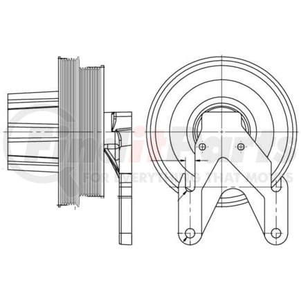 010019666X by KIT MASTERS - Kysor-Style Hub - Remanufactured