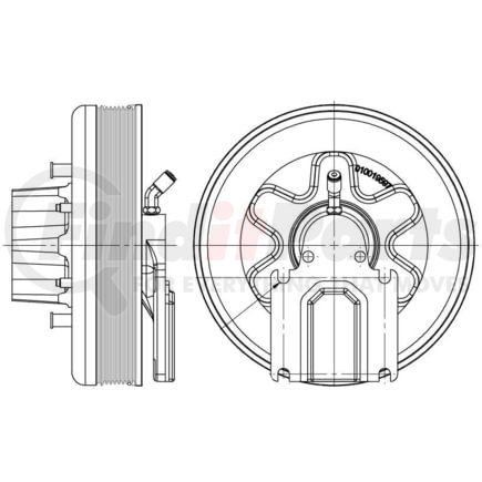 010019680X by KIT MASTERS - Kysor-Style Hub - Remanufactured