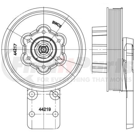 010020257X by KIT MASTERS - Kysor-Style Hub - Remanufactured