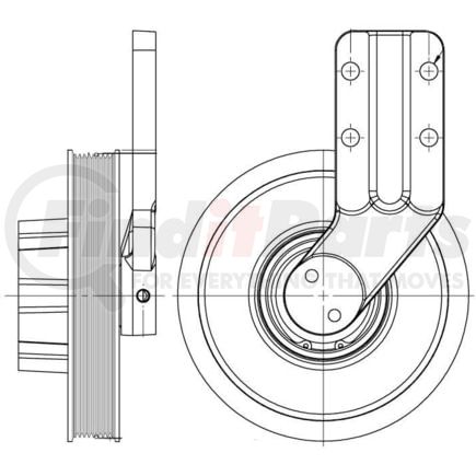 010020230X by KIT MASTERS - Kysor-Style Hub - Remanufactured