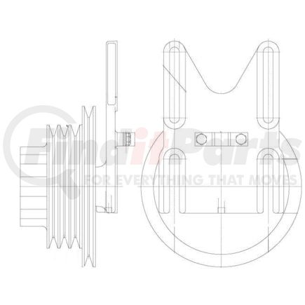 1077-07735-05X by KIT MASTERS - Kysor-Style Hub - Remanufactured