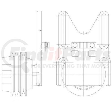 1077-07735-14X by KIT MASTERS - Kysor-Style Hub - Remanufactured
