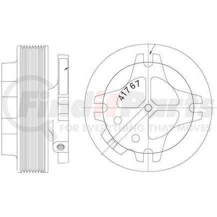 1077-07738-07X by KIT MASTERS - Kysor-Style Hub - Remanufactured