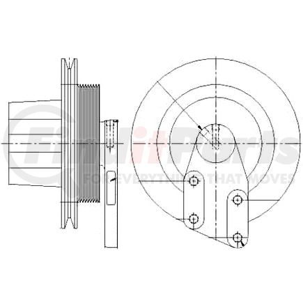 1077-07770-02X by KIT MASTERS - Kysor-Style Hub - Remanufactured