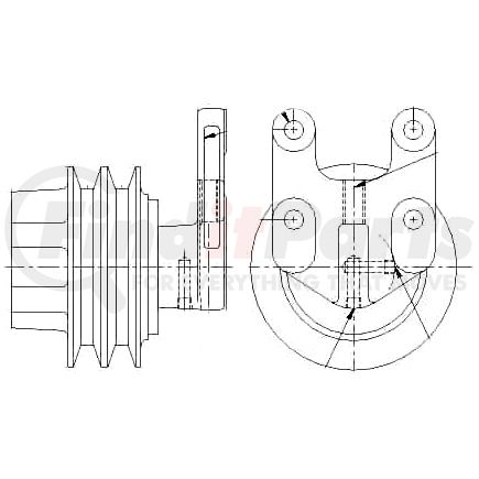 1077-07867-03X by KIT MASTERS - Kysor-Style Hub - Remanufactured