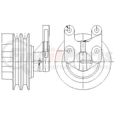1077-07867-06X by KIT MASTERS - Kysor-Style Hub - Remanufactured