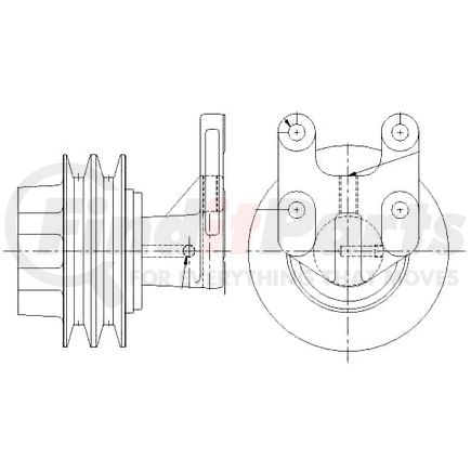 1077-07867-07X by KIT MASTERS - Kysor-Style Hub - Remanufactured