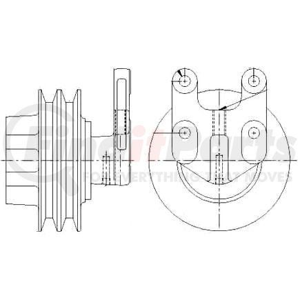 1077-07867-04X by KIT MASTERS - Kysor-Style Hub - Remanufactured
