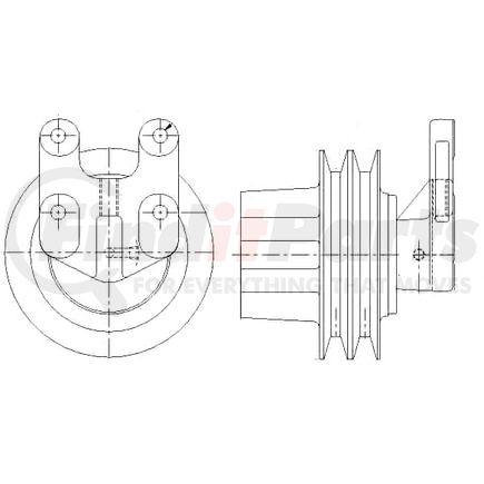 1077-07867-09X by KIT MASTERS - Kysor-Style Hub - Remanufactured