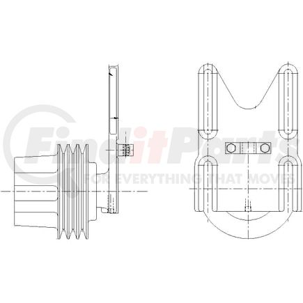 1077-07895-05X by KIT MASTERS - Kysor-Style Hub - Remanufactured