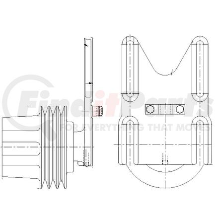 1077-07895-06X by KIT MASTERS - Kysor-Style Hub - Remanufactured