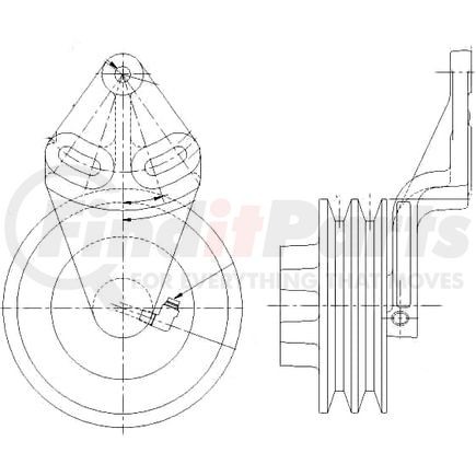 1077-07899-03X by KIT MASTERS - Kysor-Style Hub - Remanufactured
