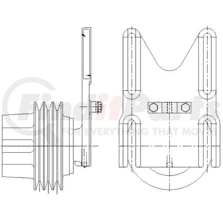 1077-07895-07X by KIT MASTERS - Kysor-Style Hub - Remanufactured