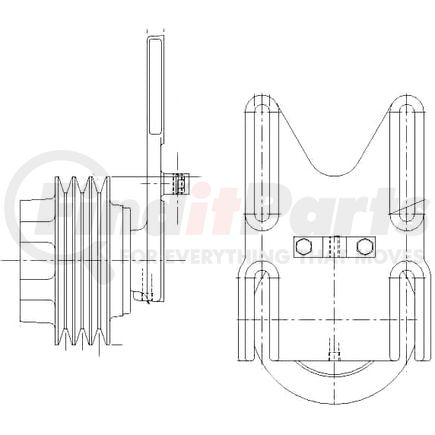 1077-07895-12X by KIT MASTERS - Kysor-Style Hub - Remanufactured