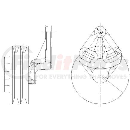 1077-07986-02X by KIT MASTERS - Kysor-Style Hub - Remanufactured