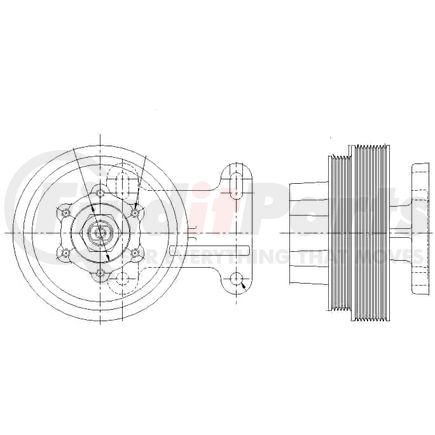 1077-08033-01X by KIT MASTERS - Kysor-Style Hub - Remanufactured
