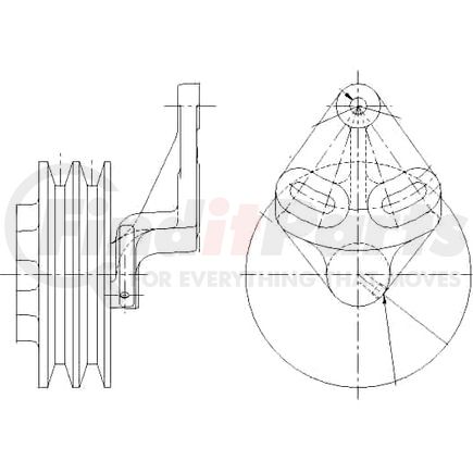 1077-07986-01X by KIT MASTERS - Kysor-Style Hub - Remanufactured