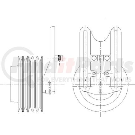 1077-08071-01X by KIT MASTERS - Kysor-Style Hub - Remanufactured