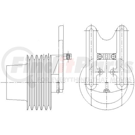 1077-08071-05X by KIT MASTERS - Kysor-Style Hub - Remanufactured