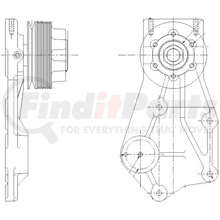1077-08096-01X by KIT MASTERS - Kysor-Style Hub - Remanufactured