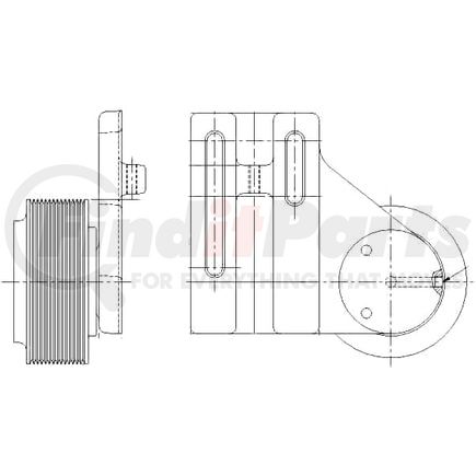 1077-08121-03X by KIT MASTERS - Kysor-Style Hub - Remanufactured