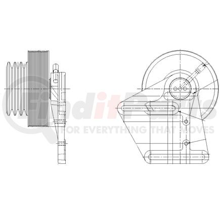 1077-08131-01X by KIT MASTERS - Kysor-Style Hub - Remanufactured