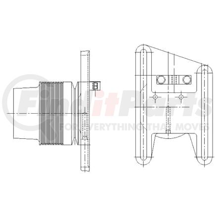 1077-08161-01X by KIT MASTERS - Kysor-Style Hub - Remanufactured