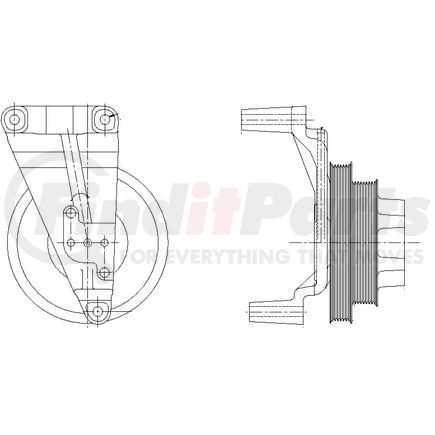 1077-08181-01X by KIT MASTERS - Kysor-Style Hub - Remanufactured