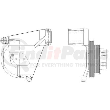1077-08183-01X by KIT MASTERS - Kysor-Style Hub - Remanufactured