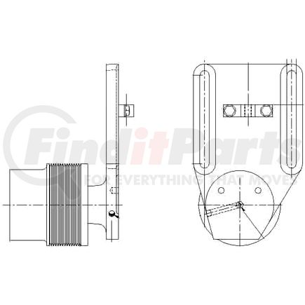 1077-08217-01X by KIT MASTERS - Kysor-Style Hub - Remanufactured