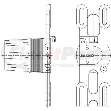 1077-08267-01X by KIT MASTERS - Kysor-Style Hub - Remanufactured
