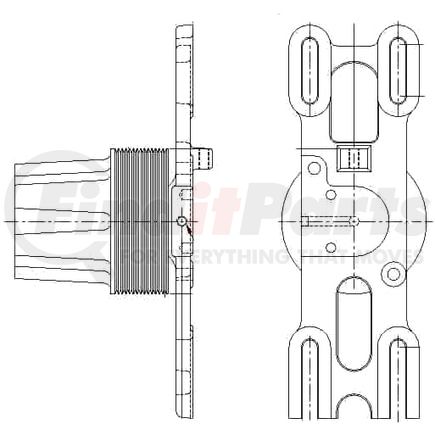 1077-08267-02X by KIT MASTERS - Kysor-Style Hub - Remanufactured
