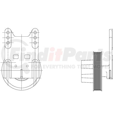 1077-09059-05X by KIT MASTERS - Kysor-Style Hub - Remanufactured