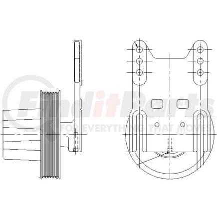 1077-09059-03X by KIT MASTERS - Kysor-Style Hub - Remanufactured